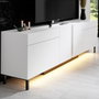 Hanah Home Paris Soporte para TV Blanco con Iluminación LED